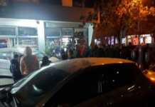 Aksident i fortë në Rrugën e Qelqit/ Makina përmbyset, dëme materiale në një dyqan