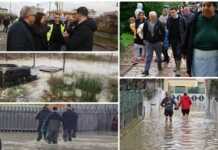 Shqipëria përmbytet, politikanët fotografi në terren: Qytetarët kritika për pozat heroike në rrjetet sociale