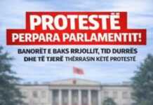 Banorët e Velipojës dhe Durrësit protestojnë para Kuvendit për pronat e tyre