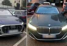 “Makina luksoze të vjedhura në Europë, përfundonin në Tiranë”/ Sekuestrohen Audi dhe BMW, procedohen 2 persona