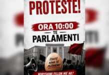 “Rama ik!”/ Protestuesit rikthehen sot para Parlamentit, marshimi në Tiranë vijoi deri në mesnatë