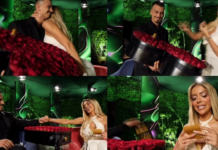 “Për bionden që më ka vjedhur zemrën”/ Mateo surprizon Brikenën me një dedikim romantik në studio