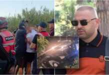 Menjëherë pas arrestimit, policia kontrollon banesën e Uljan Shpatarakut në Tiranë