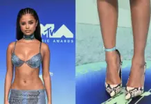 Tyla mahnit në tapetin e kuq të MTV VMA, shfaqet me një look tërësisht me motive gjarpri